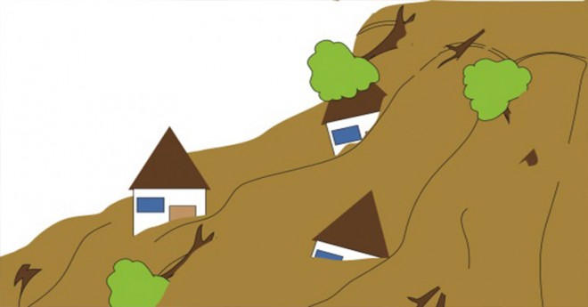 Ilustrasi Longsor